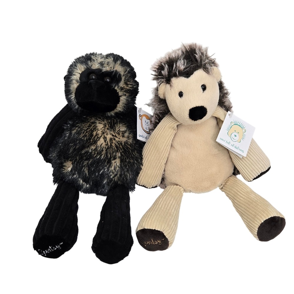 Scentsy Buddy Gambi the Gorilla and‎ Havi the Hedgehog Stuffed Animals Bundle